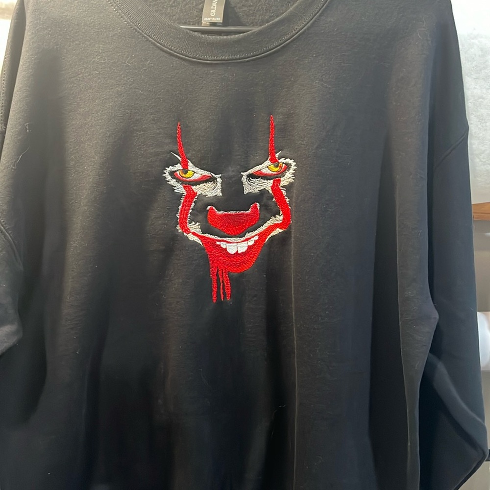 Embroidered sweatshirt